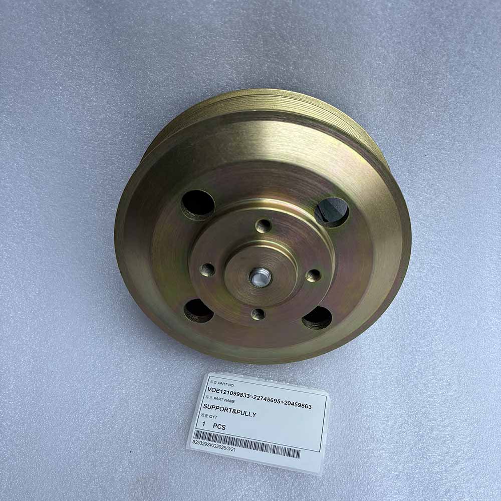 VOLVO EXCAVATOR PARTS MADE IN CHINA NEW EC135B EC140B EC160B EC180B EC210B EW145B VOE121099833=22745695+20459863 SUPPORT&PULLY SPARKLING MACHINERY