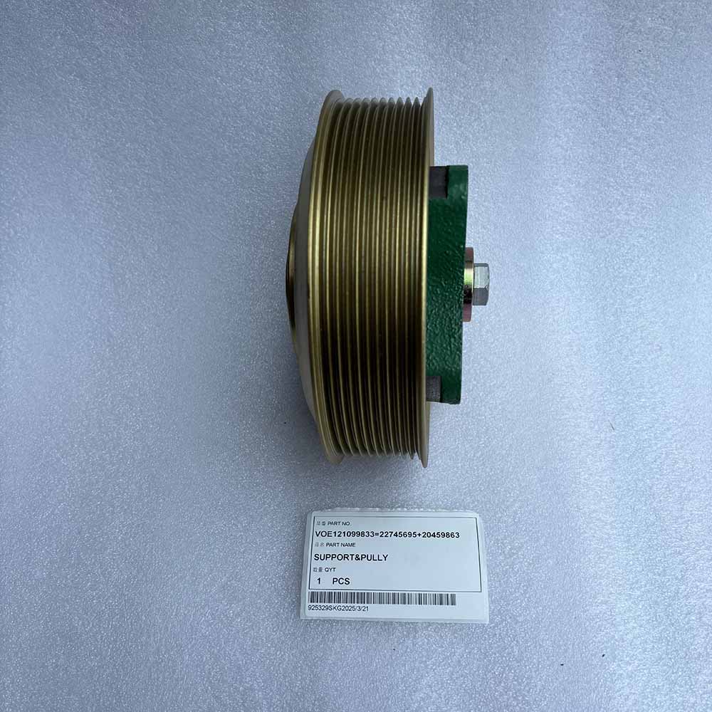 VOLVO EXCAVATOR PARTS MADE IN CHINA NEW EC135B EC140B EC160B EC180B EC210B EW145B VOE121099833=22745695+20459863 SUPPORT&PULLY SPARKLING MACHINERY