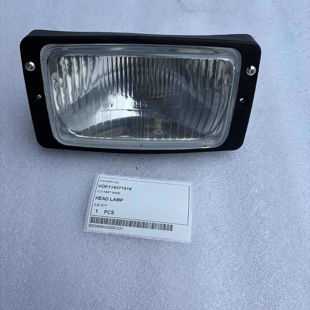 VOLVO EXCAVATOR PARTS MADE IN CHINA NEW EC140B EC140C EC160B EC160C EC180B EC180C VOE114371518 HEAD LAMP SPARKLING MACHINERY