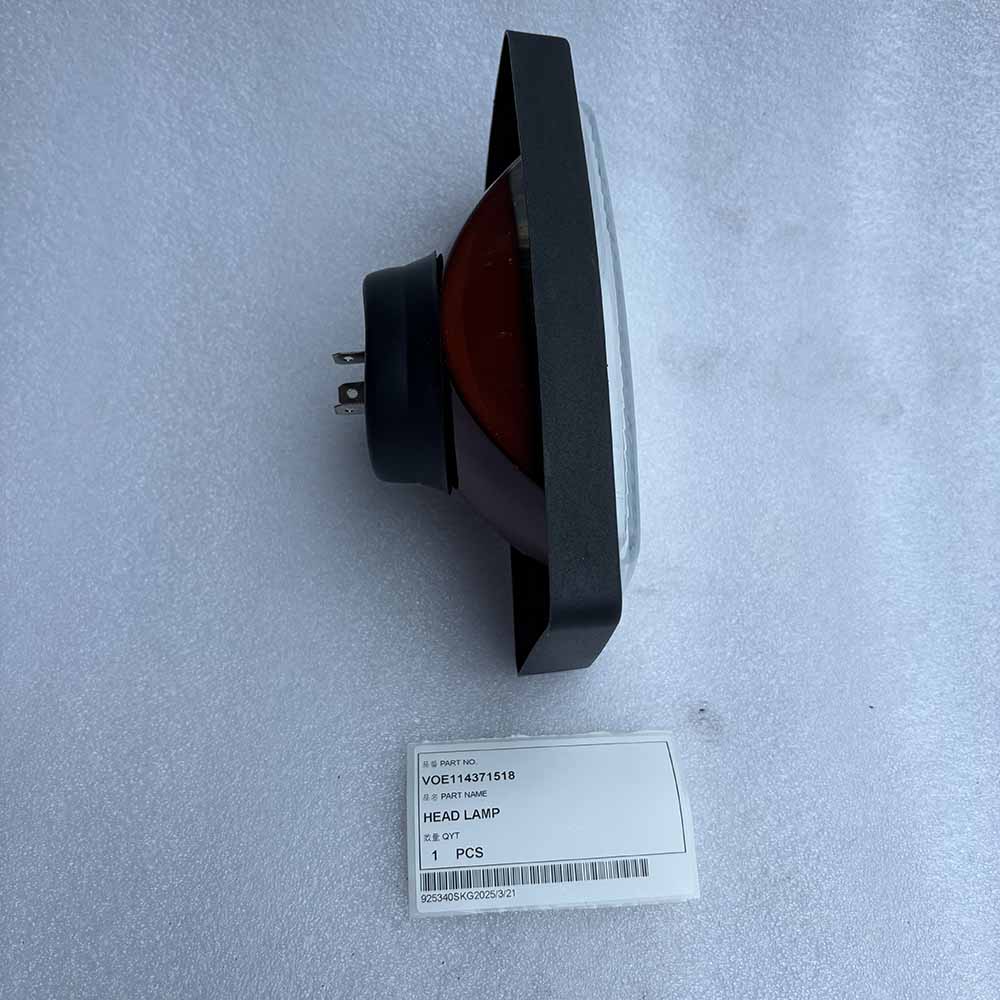 VOLVO EXCAVATOR PARTS MADE IN CHINA NEW EC140B EC140C EC160B EC160C EC180B EC180C VOE114371518 HEAD LAMP SPARKLING MACHINERY