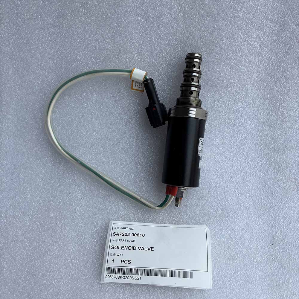 VOLVO EXCAVATOR PARTS MADE IN CHINA NEW EC330B EC360B EC330C EC700CHR SA7223-00810 SOLENOID VALVE SPARKLING MACHINERY