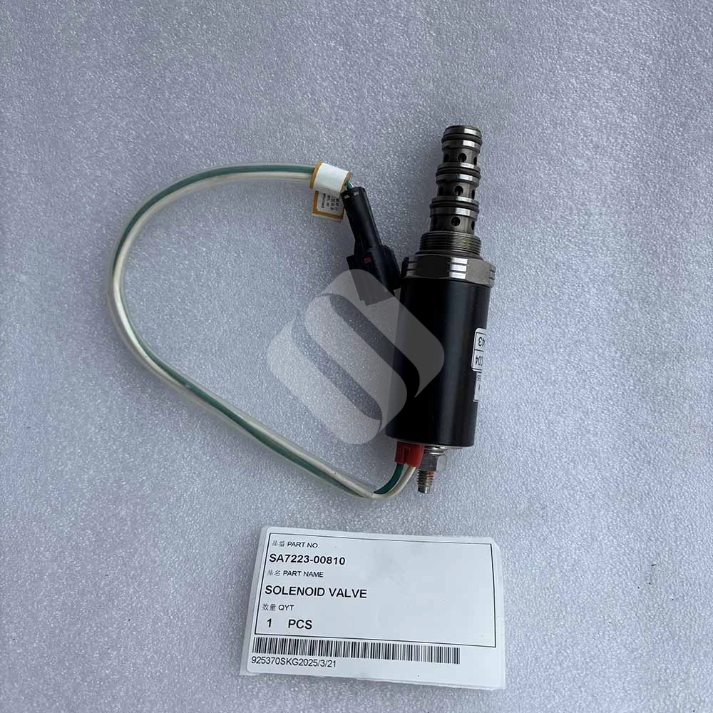 VOLVO EXCAVATOR PARTS MADE IN CHINA NEW EC330B EC360B EC330C EC700CHR SA7223-00810 SOLENOID VALVE SPARKLING MACHINERY VOLVO EXCAVATOR PARTS MADE IN CHINA NEW EC330B EC360B EC330C EC700CHR SA7223-00810 SOLENOID VALVE SPARKLING MACHINERY