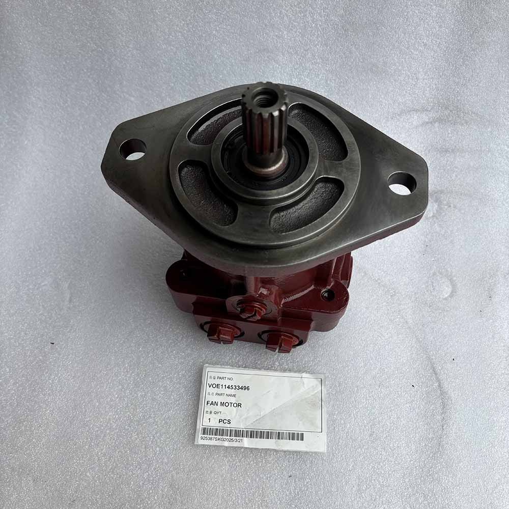 VOLVO EXCAVATOR PARTS MADE IN CHINA NEW EC140B EC140C EC160B EC160C EC180B EC180C VOE114533496 FAN MOTOR SPARKLING MACHINERY