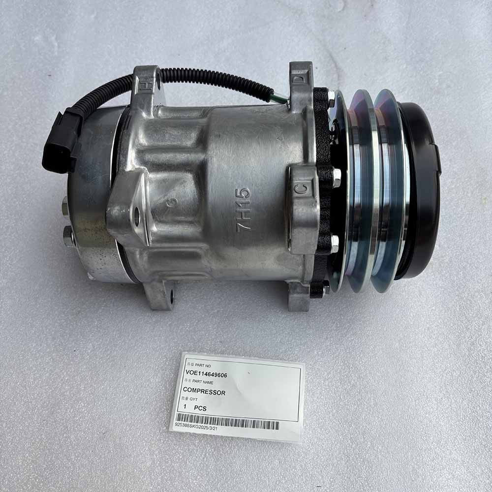 VOLVO EXCAVATOR PARTS MADE IN CHINA NEW EC140B EC140C EC160B EC160C EC180B EC180C VOE114649606 COMPRESSOR SPARKLING MACHINERY