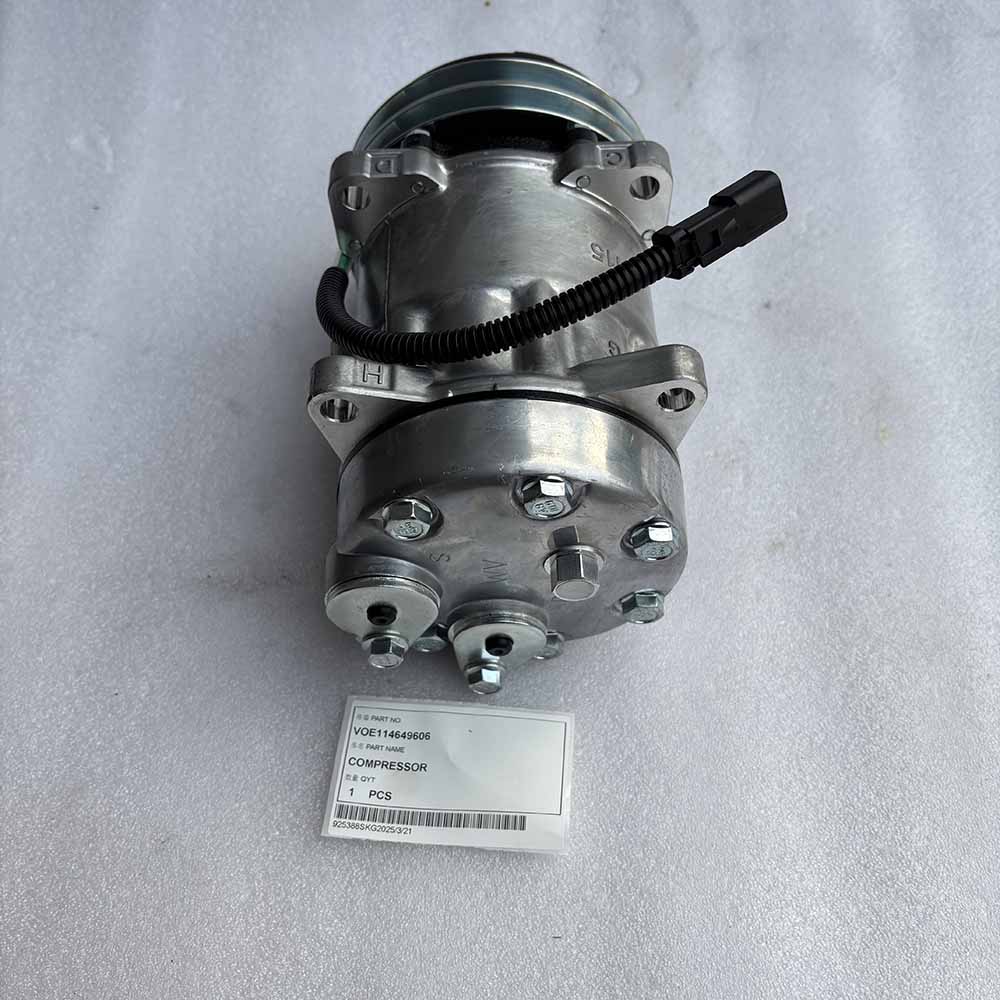 VOLVO EXCAVATOR PARTS MADE IN CHINA NEW EC140B EC140C EC160B EC160C EC180B EC180C VOE114649606 COMPRESSOR SPARKLING MACHINERY