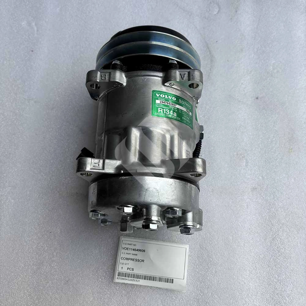 VOLVO EXCAVATOR PARTS MADE IN CHINA NEW EC140B EC140C EC160B EC160C EC180B EC180C VOE114649606 COMPRESSOR SPARKLING MACHINERY VOLVO EXCAVATOR PARTS MADE IN CHINA NEW EC140B EC140C EC160B EC160C EC180B EC180C VOE114649606 COMPRESSOR SPARKLING MACHINERY