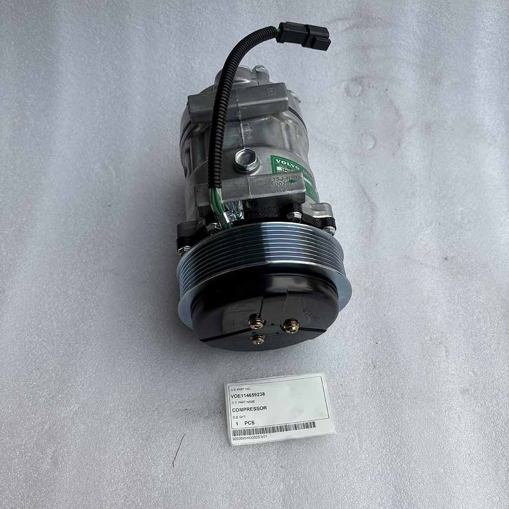 VOLVO EXCAVATOR PARTS MADE IN CHINA NEW EC330B EC330C EC360B EC360C VOE114659238 COMPRESSOR SPARKLING MACHINERY