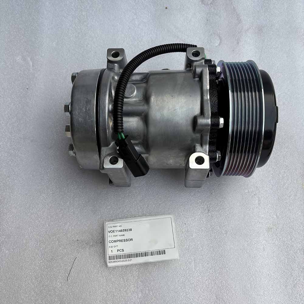 VOLVO EXCAVATOR PARTS MADE IN CHINA NEW EC330B EC330C EC360B EC360C VOE114659238 COMPRESSOR SPARKLING MACHINERY