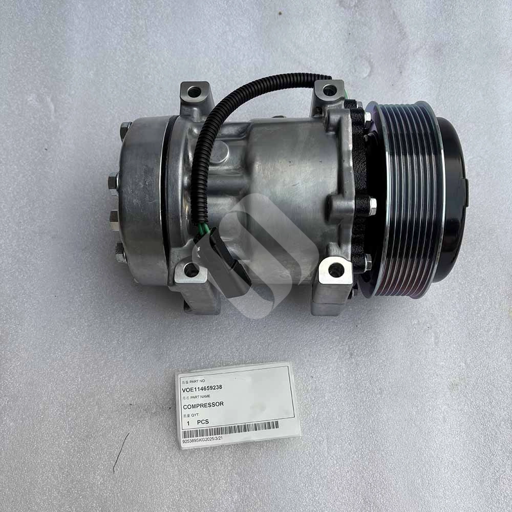 VOLVO EXCAVATOR PARTS MADE IN CHINA NEW EC330B EC330C EC360B EC360C VOE114659238 COMPRESSOR SPARKLING MACHINERY VOLVO EXCAVATOR PARTS MADE IN CHINA NEW EC330B EC330C EC360B EC360C VOE114659238 COMPRESSOR SPARKLING MACHINERY