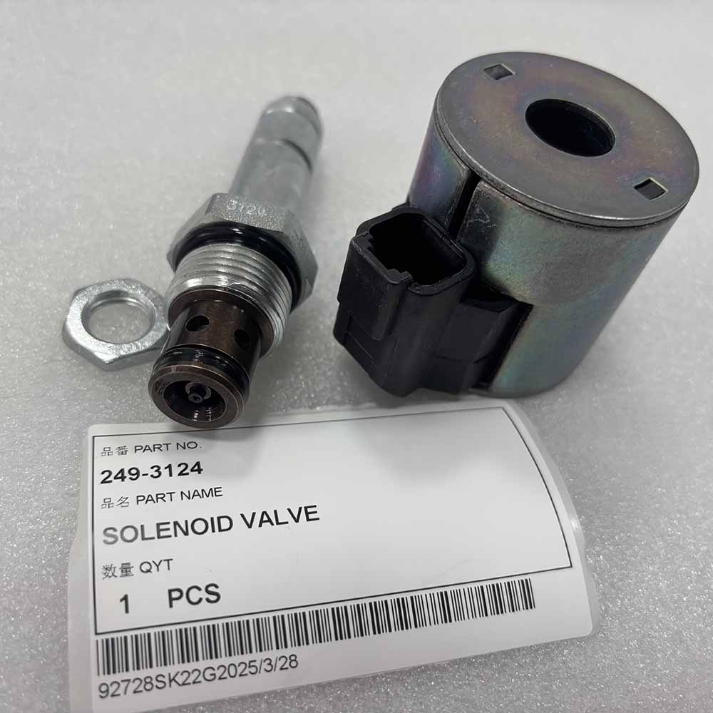 Caterpillar EXCAVATOR PARTS MADE IN CHINA NEW 414E 416D 416E 416F 420D 249-3124 SOLENOID VALVE SPARKLING MACHINERY