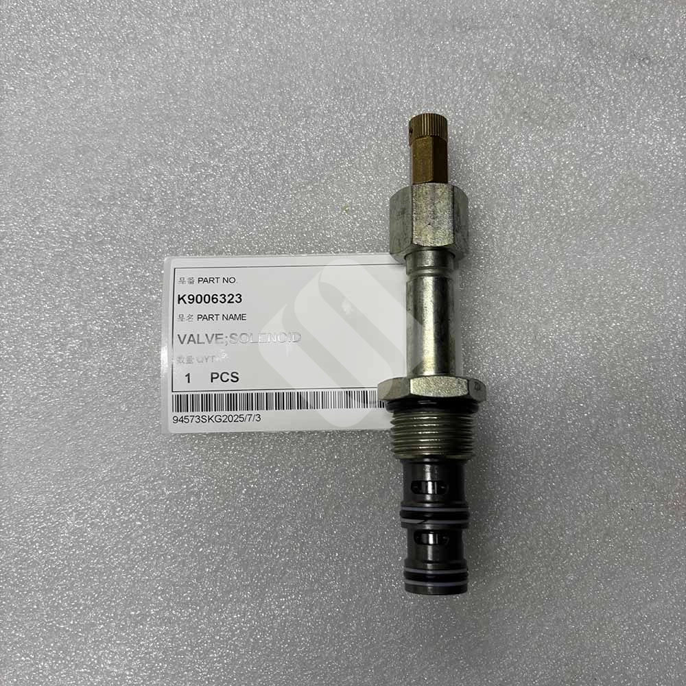 Doosan EXCAVATOR PARTS MADE IN CHINA NEW DX53W DX55W E55W K9006323 VALVE;SOLENOID SPARKLING MACHINERY Doosan EXCAVATOR PARTS MADE IN CHINA NEW DX53W DX55W E55W K9006323 VALVE;SOLENOID SPARKLING MACHINERY