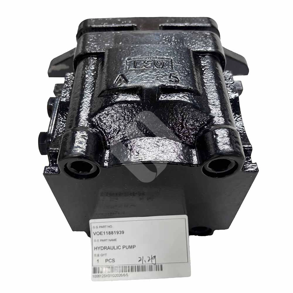 Genuine VOE11881939 Hydraulic Main Pump for Volvo BL60 & BL60B Volvo-backhoe-loader-hydraulic-pump-VOE11881939-packaging