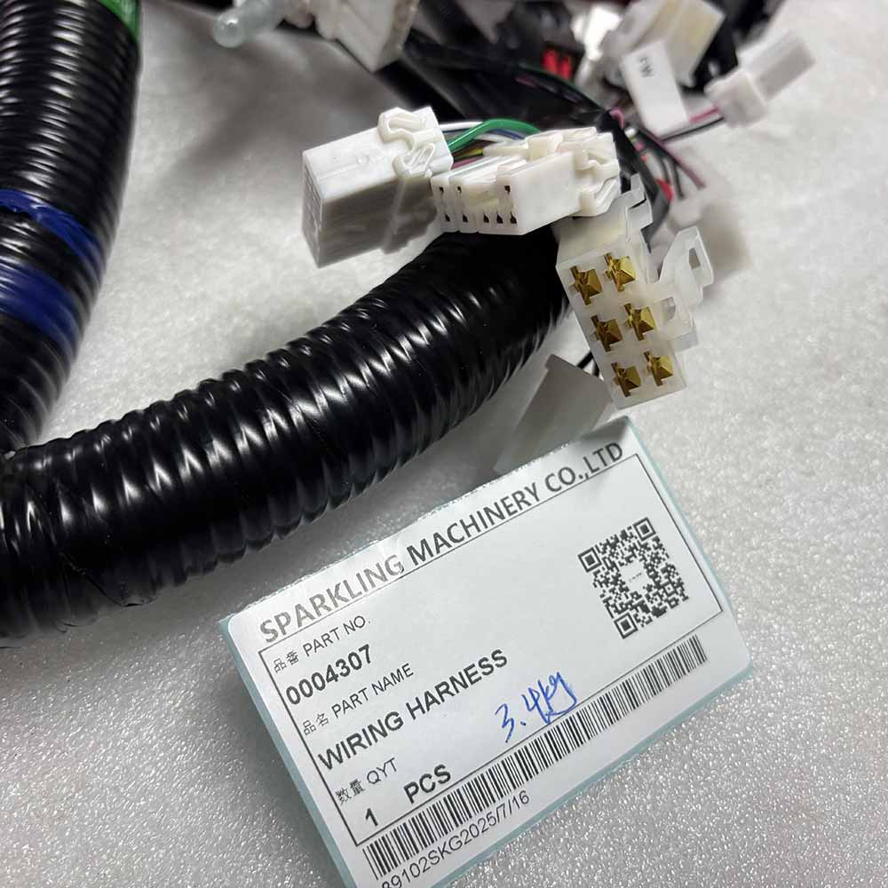 Hitachi EXCAVATOR PARTS MADE IN CHINA NEW ZX200 ZX225USR ZX270-HHE ZX330 0004307 WIRING HARNESS SPARKLING MACHINERY