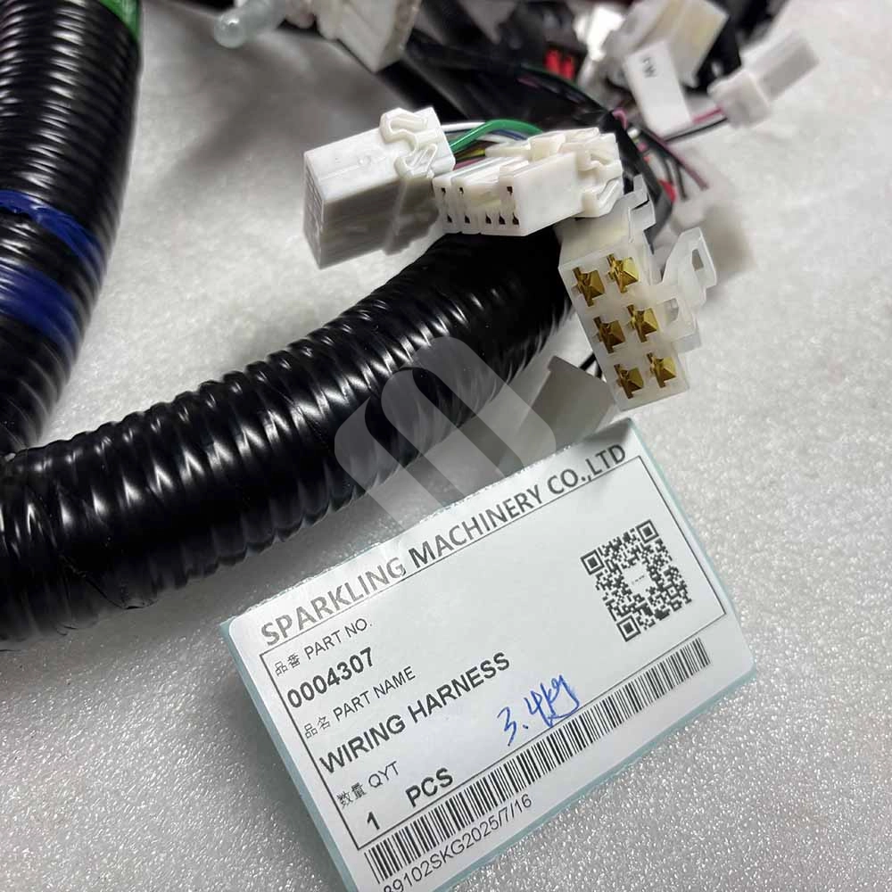 Hitachi EXCAVATOR PARTS MADE IN CHINA NEW ZX200 ZX225USR ZX270-HHE ZX330 0004307 WIRING HARNESS SPARKLING MACHINERY Hitachi EXCAVATOR PARTS MADE IN CHINA NEW ZX200 ZX225USR ZX270-HHE ZX330 0004307 WIRING HARNESS SPARKLING MACHINERY