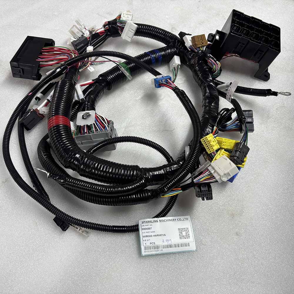 Hitachi EXCAVATOR PARTS MADE IN CHINA NEW ZX200 ZX225USR ZX270-HHE ZX330 0004307 WIRING HARNESS SPARKLING MACHINERY
