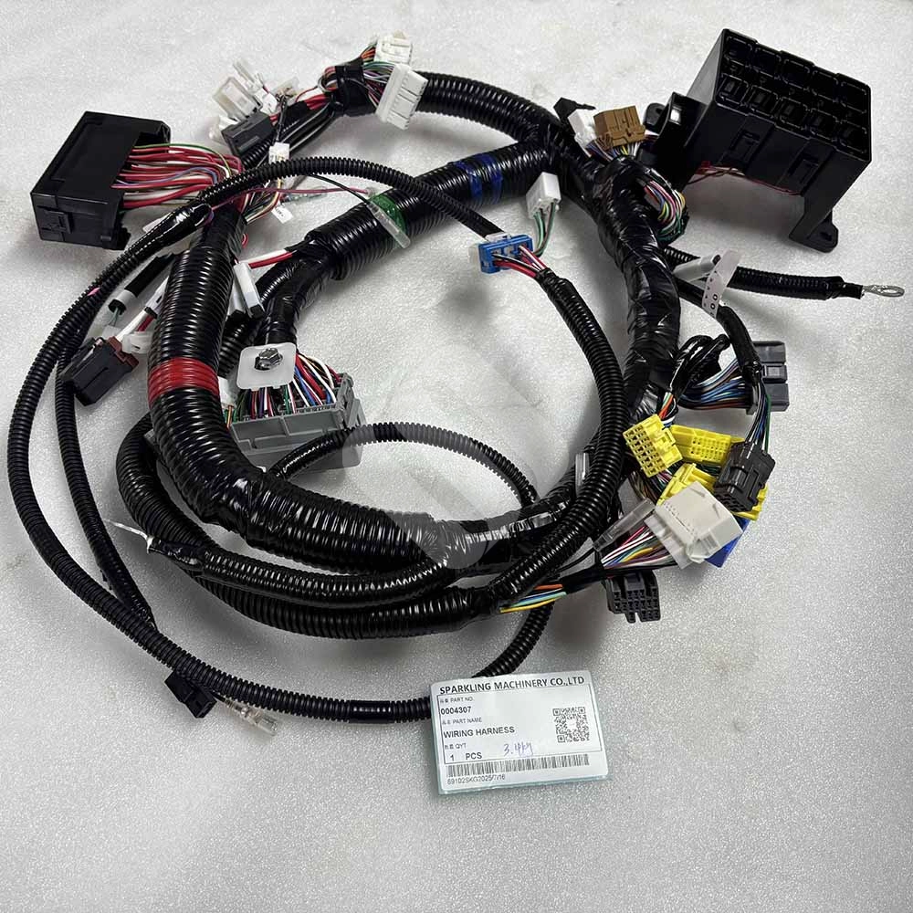 Hitachi EXCAVATOR PARTS MADE IN CHINA NEW ZX200 ZX225USR ZX270-HHE ZX330 0004307 WIRING HARNESS SPARKLING MACHINERY Hitachi EXCAVATOR PARTS MADE IN CHINA NEW ZX200 ZX225USR ZX270-HHE ZX330 0004307 WIRING HARNESS SPARKLING MACHINERY