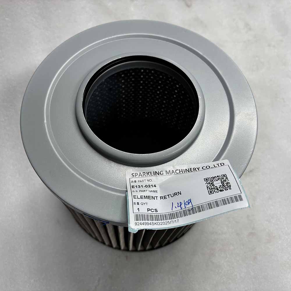 Case HIGH-QUALITY EXCAVATOR PARTS MADE IN CHINA NEW 1221F E131-0214 ELEMENT RETURN SPARKLING MACHINERY
