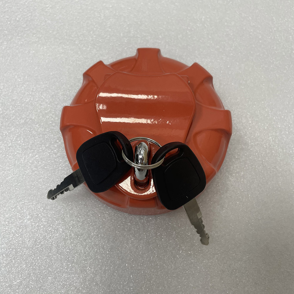 Doosan (Develon) and Daewoo heavy machinery DX140 DX210 DH150-7 DH220-5 K1004166 K1004266 188-00014C 2188-9008 Fuel Tank Cap (with Lock)