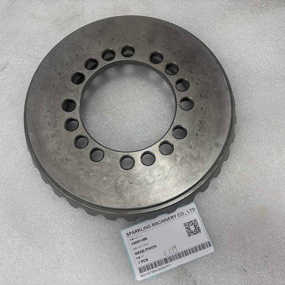 K9001469 bevel gear, DX140W gear, DOOSAN DX190W parts, bevel gear SOLAR 185W-V, excavator gear DOOSAN, SPARKLING bevel gear, K9001469 spare part, construction machinery gear
