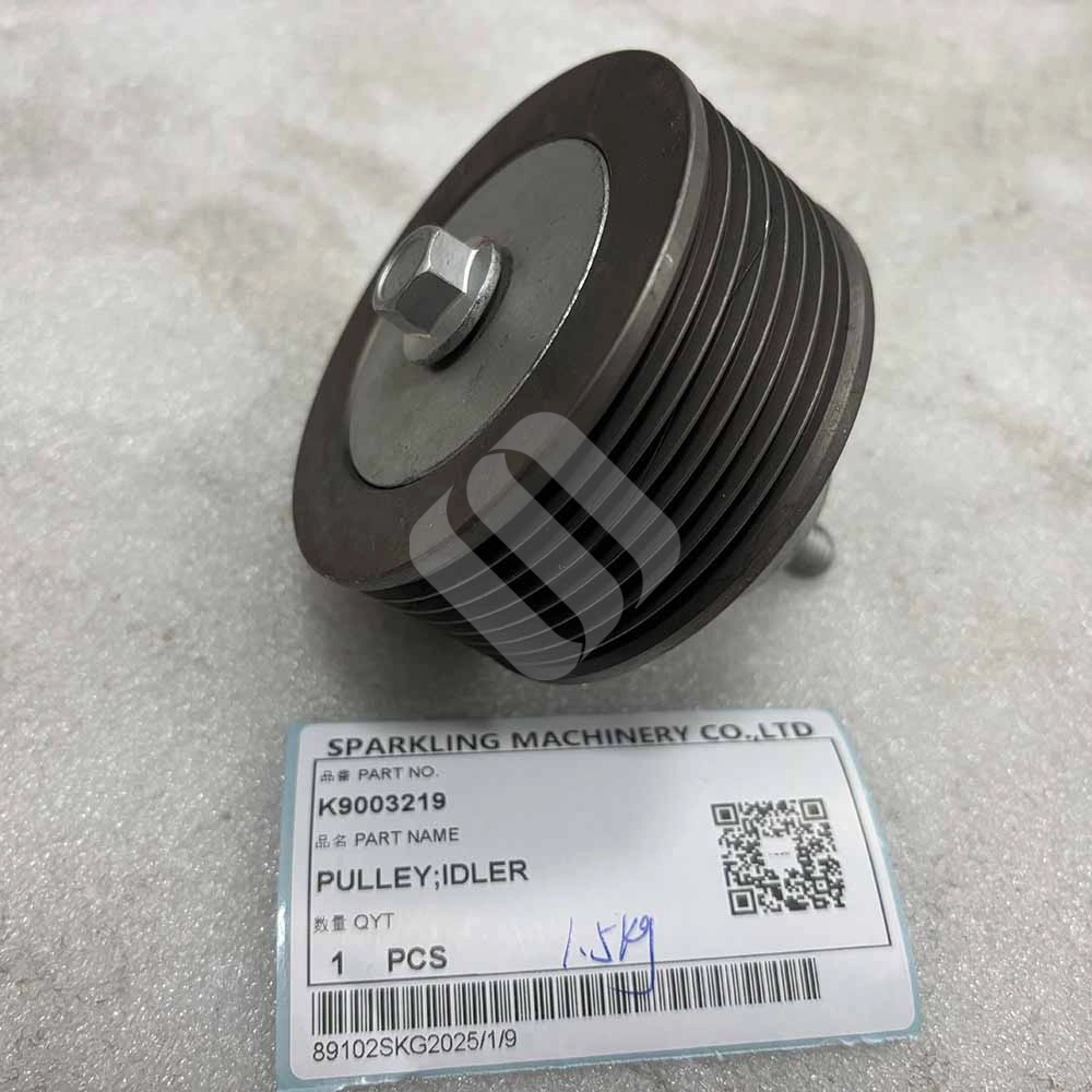 K9003219 Pulley Idler for Doosan (Develon) DL450 Wheel Loader K9003219 Doosan Idler Pulley for DL450 Wheel Loader – High-Quality OEM Part