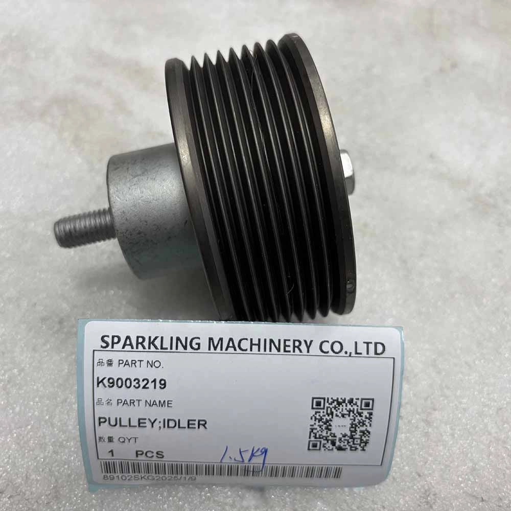 Doosan K9003219 Pulley Idler for DL450 Wheel Loader – OEM Replacement Part