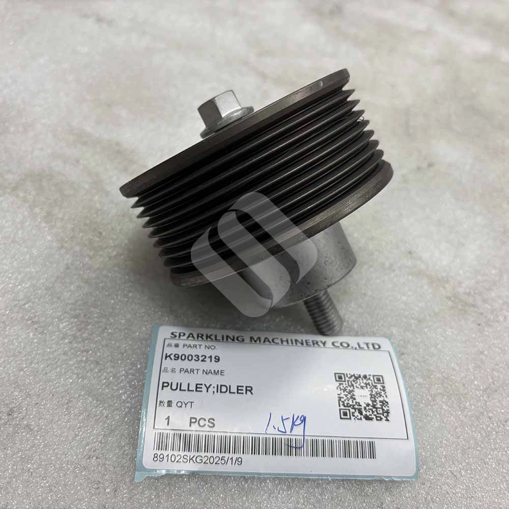 K9003219 Pulley Idler for Doosan (Develon) DL450 Wheel Loader K9003219 Pulley Idler for Doosan DL450 Wheel Loader – Genuine OEM Part