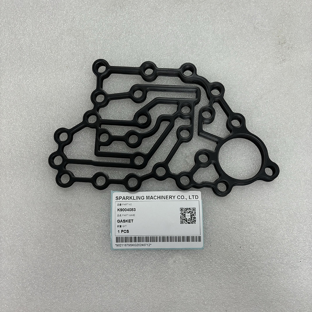 K9004083 gasket, DOOSAN excavator gasket, DX140W-5 gasket part, DX170W engine seal, excavator gasket DX190W-3, K9004083 seal, SPARKLING MACHINERY gasket, excavator parts DOOSAN
