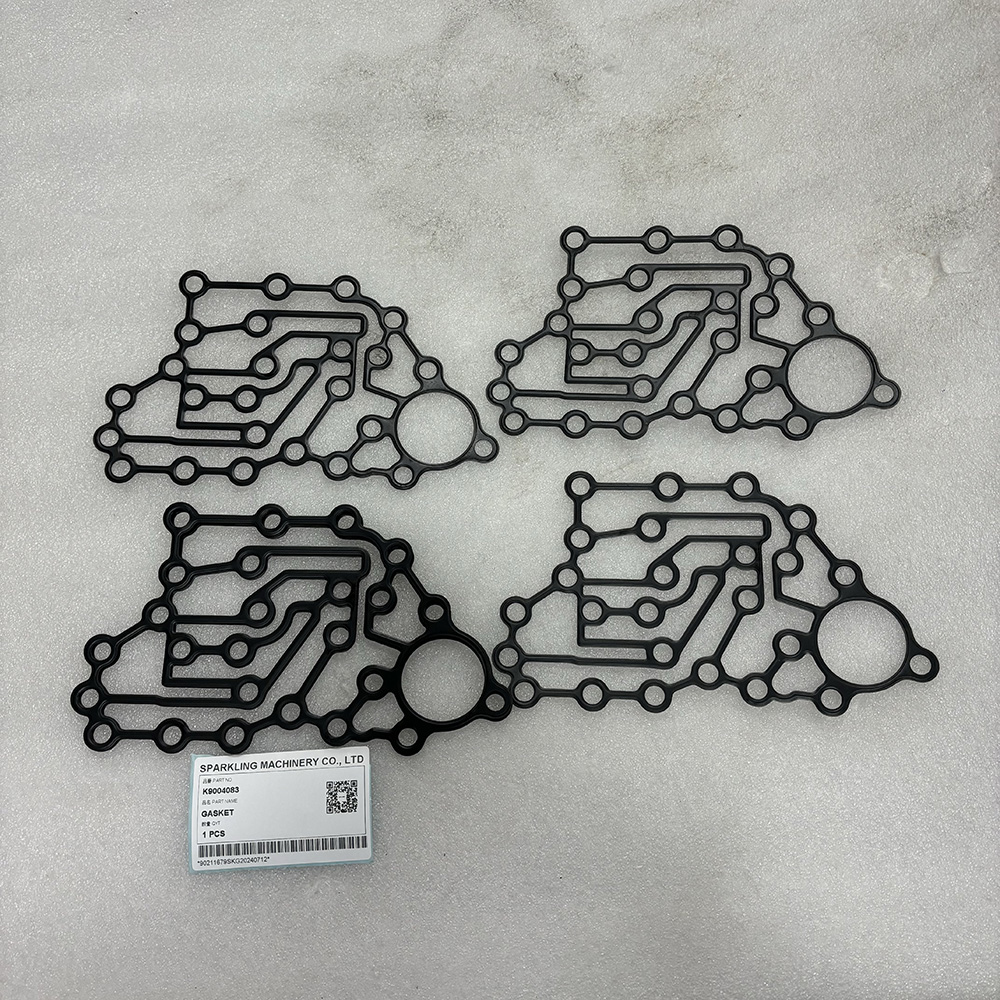K9004083 gasket, DOOSAN excavator gasket, DX140W-5 gasket part, DX170W engine seal, excavator gasket DX190W-3, K9004083 seal, SPARKLING MACHINERY gasket, excavator parts DOOSAN