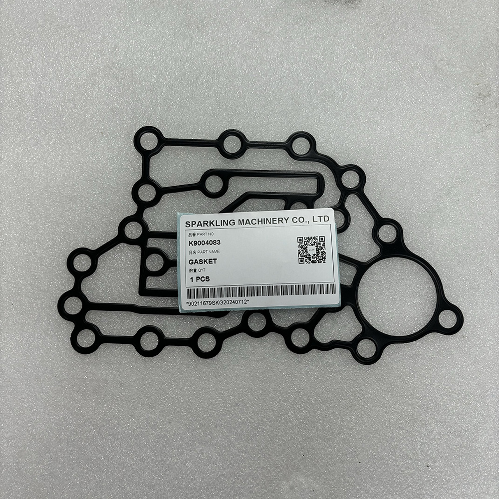 K9004083 gasket, DOOSAN excavator gasket, DX140W-5 gasket part, DX170W engine seal, excavator gasket DX190W-3, K9004083 seal, SPARKLING MACHINERY gasket, excavator parts DOOSAN