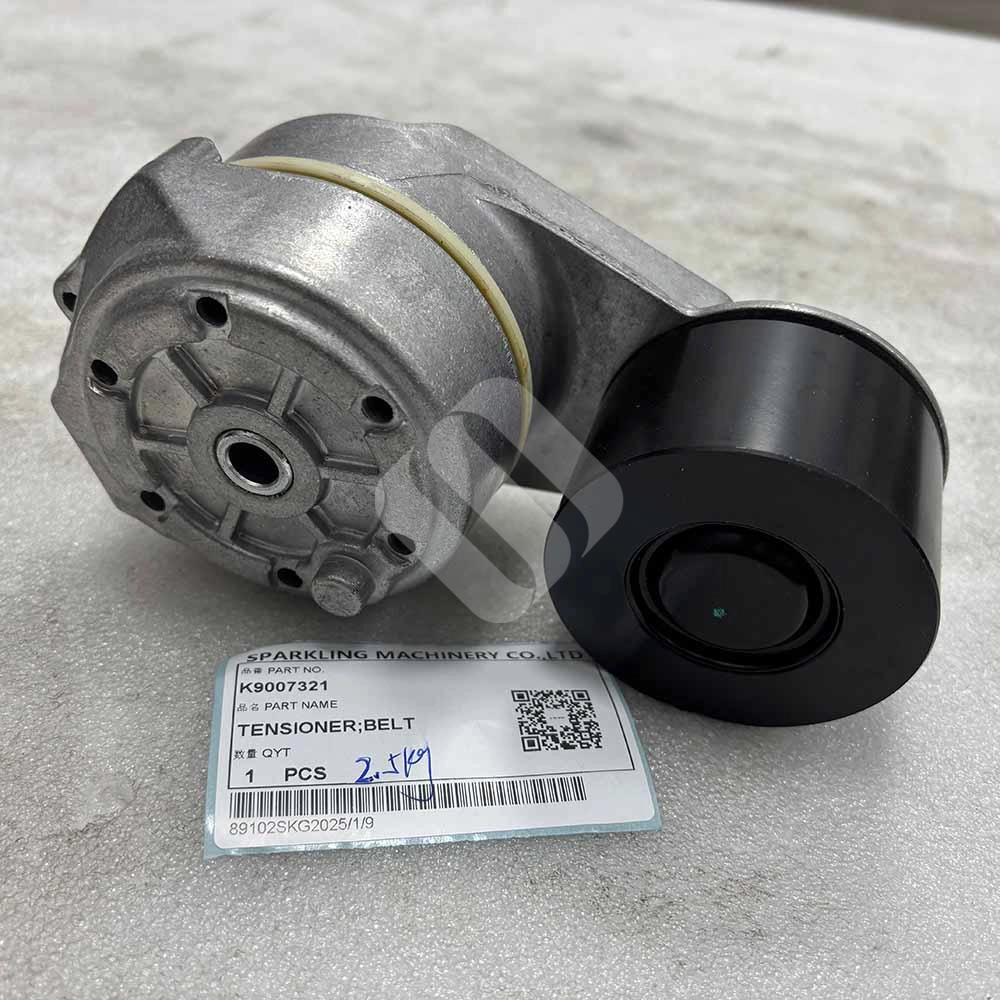 K9007321 Tensioner Belt for Doosan (Develon) DL420 FL, DL450 Wheel Loaders Doosan K9007321 Tensioner Belt for DL420 FL and DL450 Wheel Loaders – Replacement Part