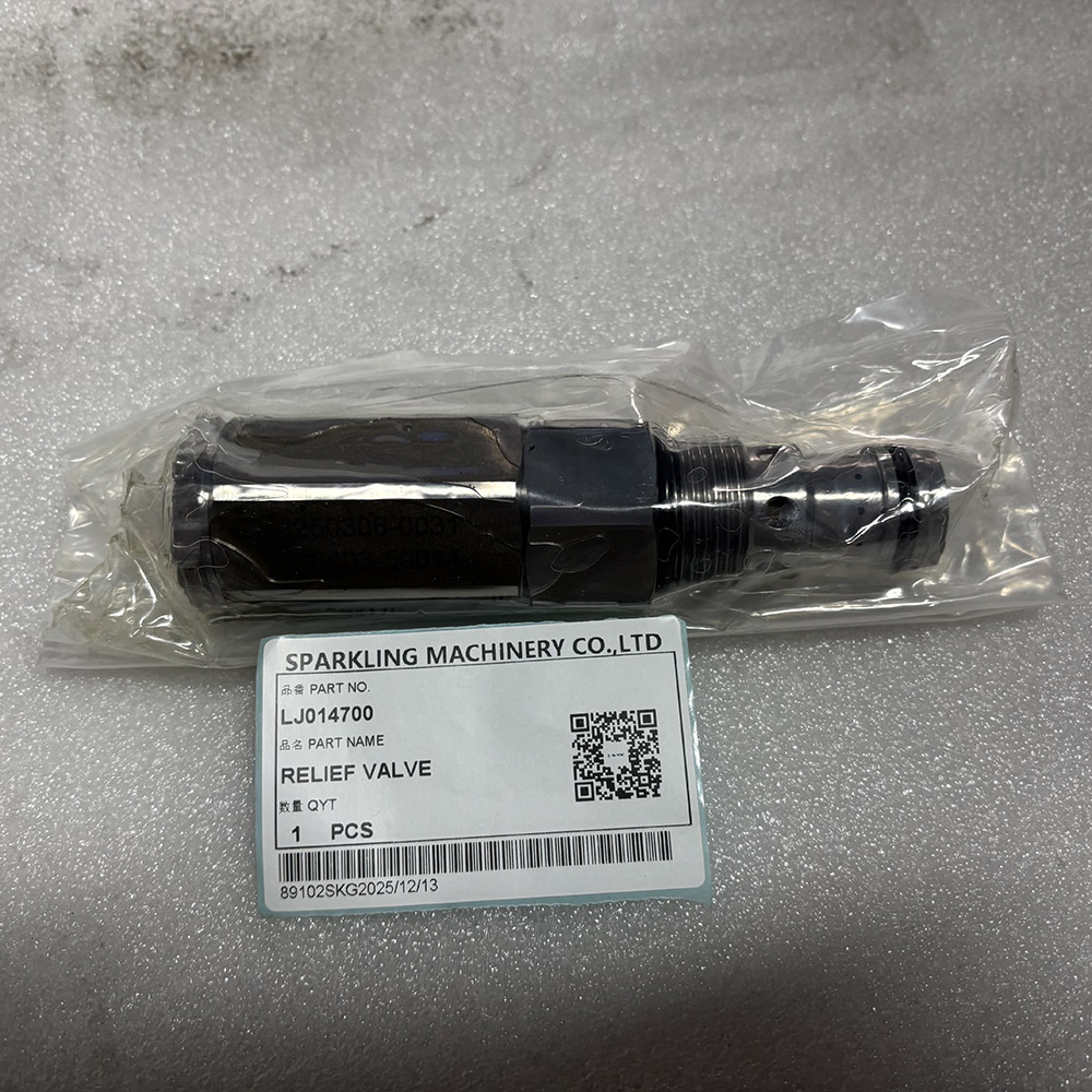 Hydraulic relief valve compatible with Case CX220C LC