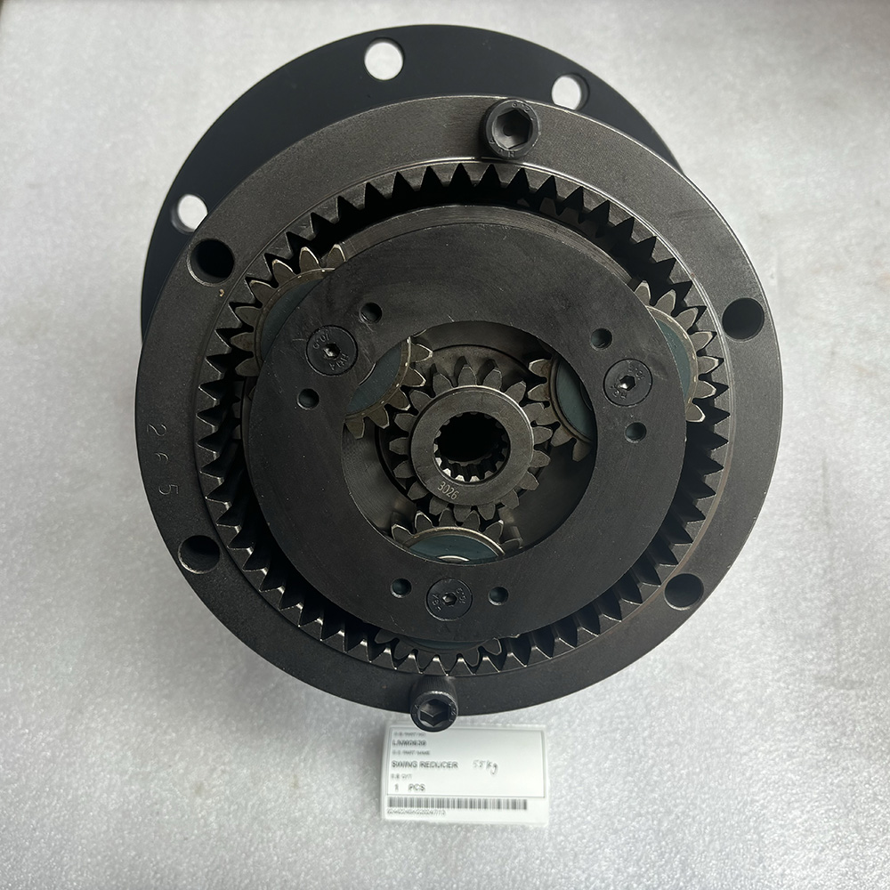 JCB JS70 swing gearbox, PC60‑7 swing gearbox, PC70‑7 swing gear reducer, excavator swing gearbox LNM0639, swing reducer assembly, OEM swing gear box, JCB swing reducer, Komatsu excavator parts, swing motor gearbox.