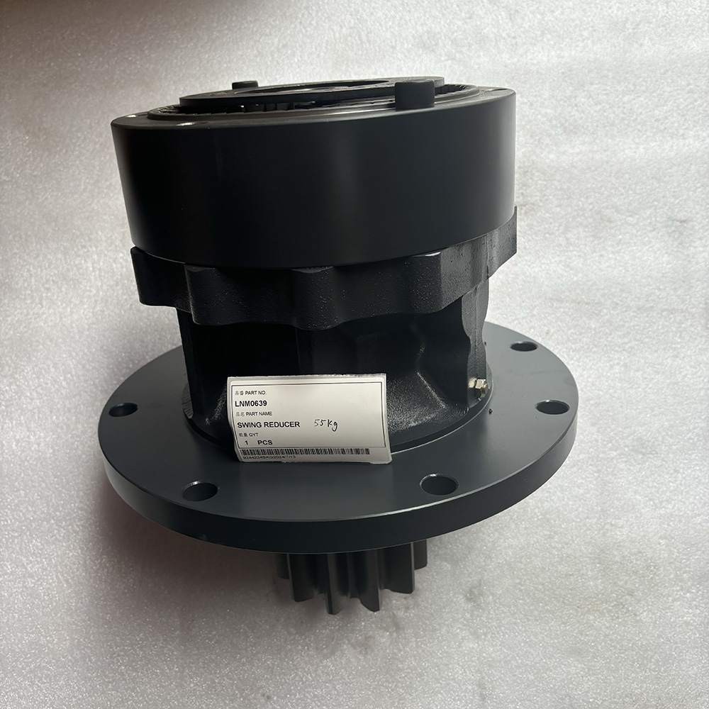 JCB JS70 swing gearbox, PC60‑7 swing gearbox, PC70‑7 swing gear reducer, excavator swing gearbox LNM0639, swing reducer assembly, OEM swing gear box, JCB swing reducer, Komatsu excavator parts, swing motor gearbox.