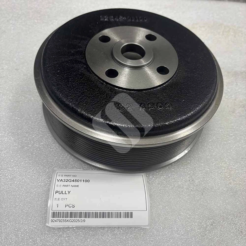 VA32G4501100 Pully for Mitsubishi Engines S3L, S3L2, S4L2 and Caterpillar (CAT) Excavators 302.5, 303.5 VA32G4501100 Pulley for Mitsubishi S3L, S3L2, S4L2 Engines & CAT 302.5, 303.5 Excavators
