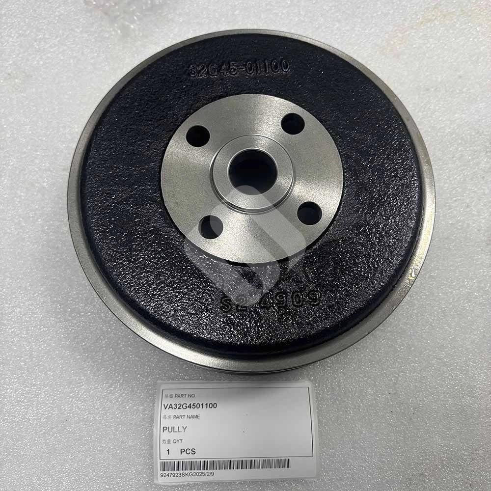 VA32G4501100 Pully for Mitsubishi Engines S3L, S3L2, S4L2 and Caterpillar (CAT) Excavators 302.5, 303.5 VA32G4501100 Pulley for Mitsubishi S3L, S3L2, S4L2 Engines & CAT 302.5, 303.5 Excavators