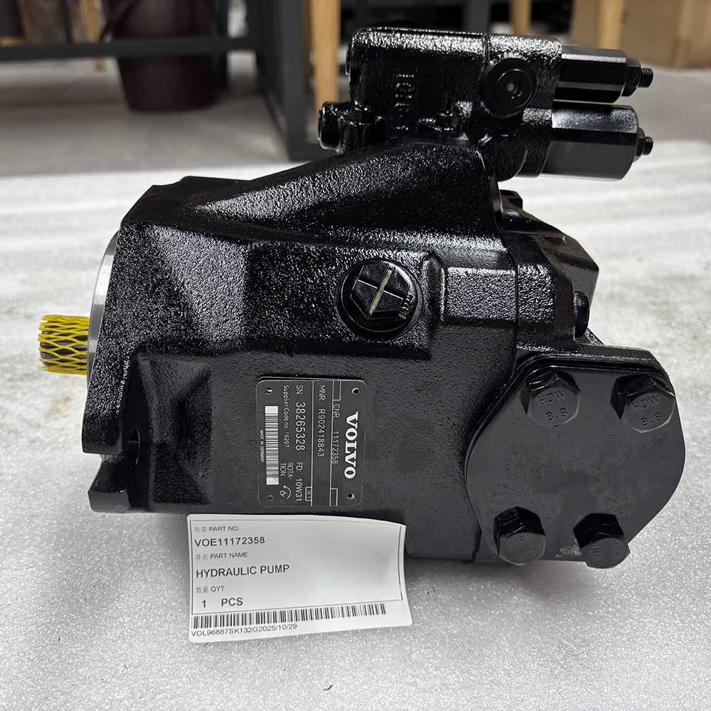 VOLVO HIGH-QUALITY EXCAVATOR PARTS MADE IN CHINA NEW L110E L110F L120E L120F L120GZ L60E VOE11172358 HYDRAULIC PUMP SPARKLING MACHINERY