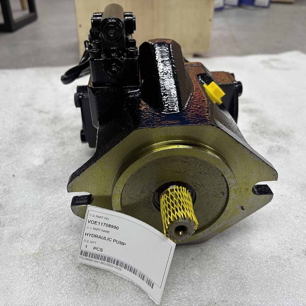 VOLVO HIGH-QUALITY EXCAVATOR PARTS MADE IN CHINA NEW A25D A25E A30D A30E VOE11708990 HYDRAULIC PUMP SPARKLING MACHINERY