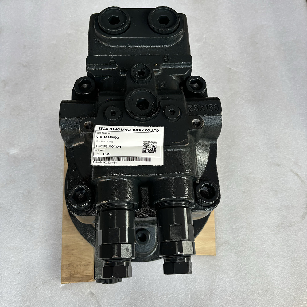 VOLVO EXCAVATOR EC460B EC460C VOE 14550092 VOE14550092 14550092 M5X130C HYDRAULIC SWING MOTOR TO HELP THE EXCAVATOR ROTATE ITS UPPER STRUCTURE