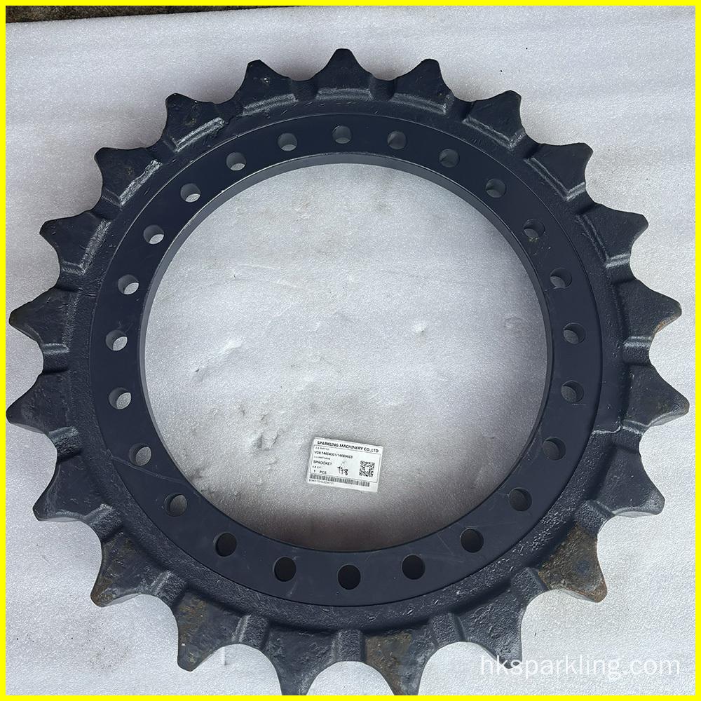 High-quality sprocket VOE14604301 and VOE14689663 for Volvo EC300D, EC330B, and EC360B excavators. Durable, precise fitment, and optimal power transmission for reliable track performance.