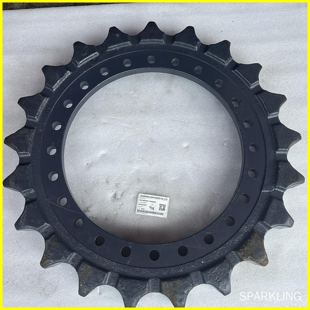 High-quality sprocket VOE14604301 and VOE14689663 for Volvo EC300D, EC330B, and EC360B excavators. Durable, precise fitment, and optimal power transmission for reliable track performance.