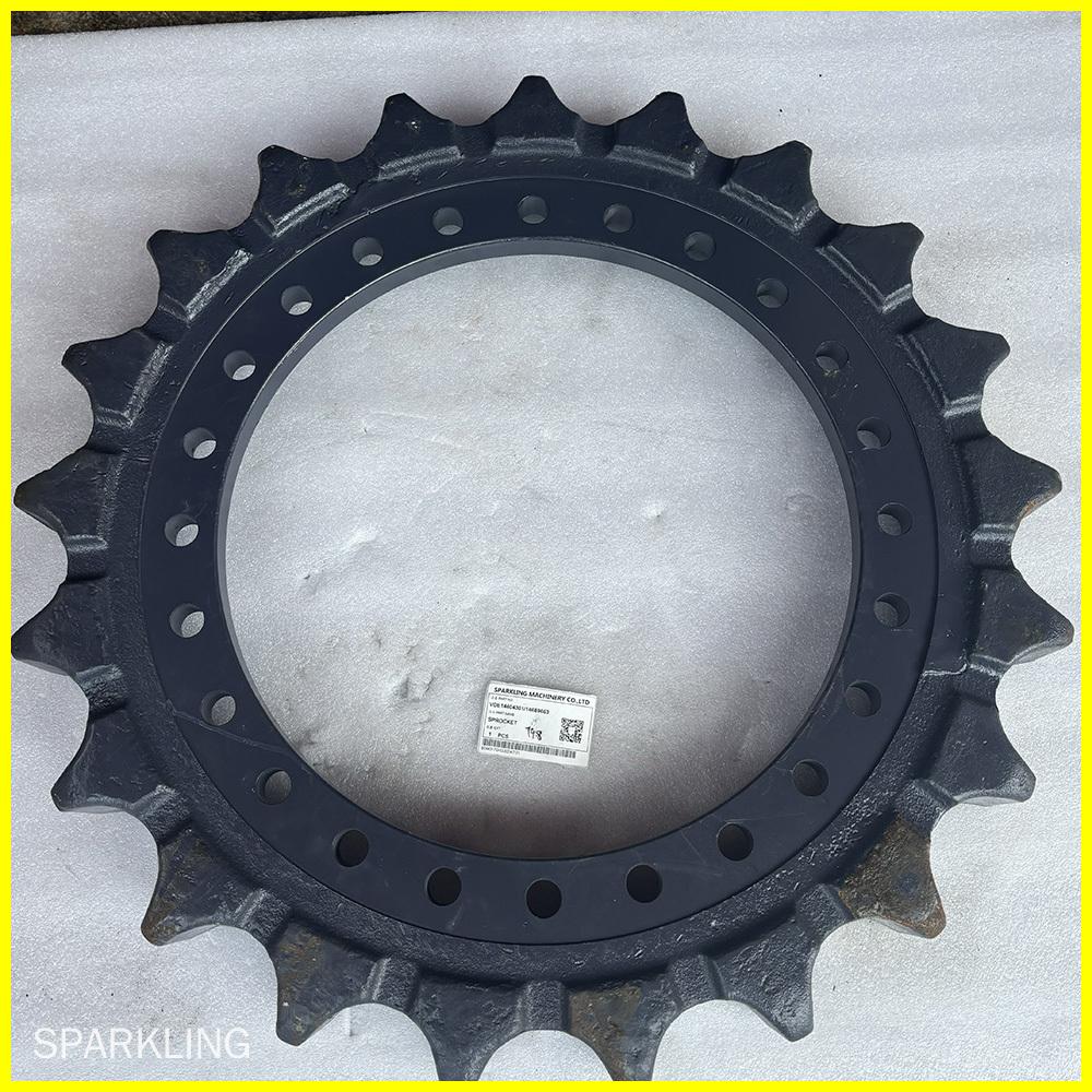 High-quality sprocket VOE14604301 and VOE14689663 for Volvo EC300D, EC330B, and EC360B excavators. Durable, precise fitment, and optimal power transmission for reliable track performance.