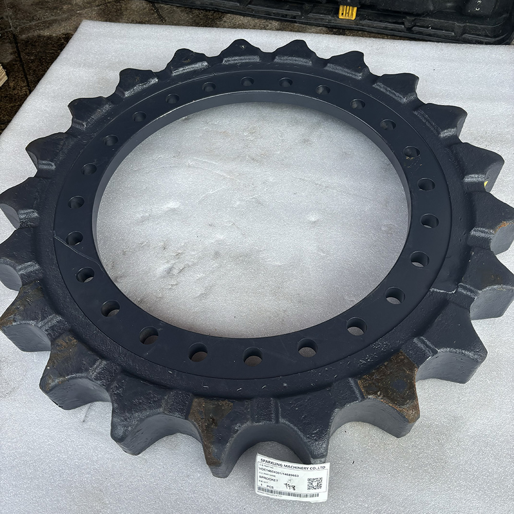 High-quality sprocket VOE14604301 and VOE14689663 for Volvo EC300D, EC330B, and EC360B excavators. Durable, precise fitment, and optimal power transmission for reliable track performance.