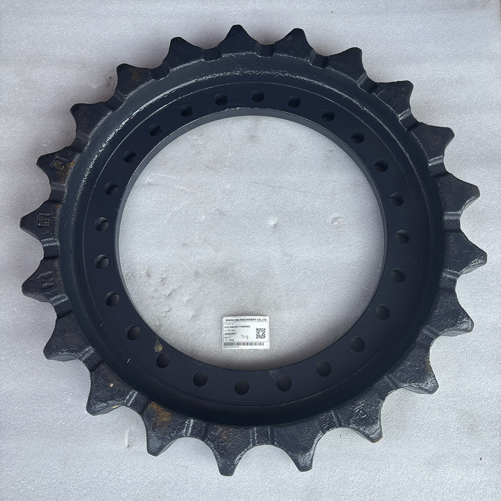 High-quality sprocket VOE14604301 and VOE14689663 for Volvo EC300D, EC330B, and EC360B excavators. Durable, precise fitment, and optimal power transmission for reliable track performance.