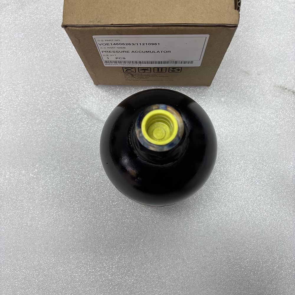 VOLVO EXCAVATOR PARTS MADE IN CHINA NEW EC160B EC180B EC200B EC210B EC240B EC290B VOE14606263 11210961 PRESSURE ACCUMULATOR SPARKLING MACHINERY