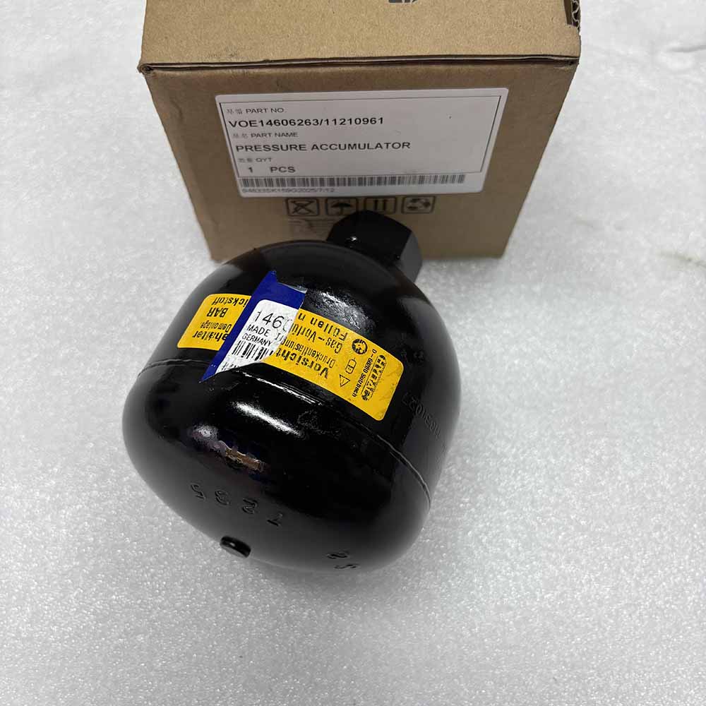 VOLVO EXCAVATOR PARTS MADE IN CHINA NEW EC160B EC180B EC200B EC210B EC240B EC290B VOE14606263 11210961 PRESSURE ACCUMULATOR SPARKLING MACHINERY