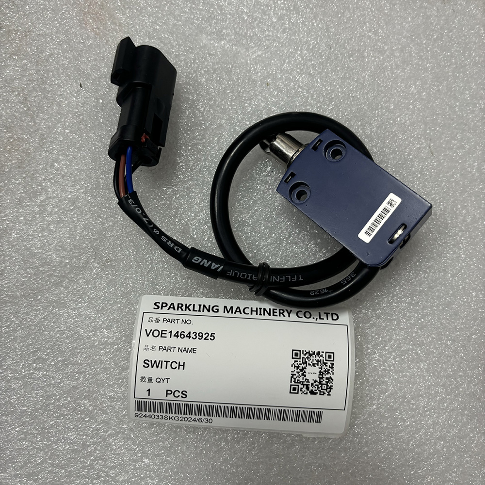 VOLVO EXCAVATOR EC120D EC140D EC210D EC350E EC380D VOE 14643925 VOE14643925 SWITCH