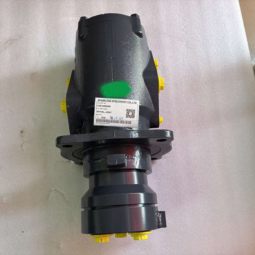 Volvo VOE14652066 swivel joint, 14652066 center joint, EC210B swivel joint, EC240B rotary joint, EC360B part VOE14652066, excavator hydraulic swivel joint, Volvo rotary joint OEM, aftermarket Volvo swivel joint.
