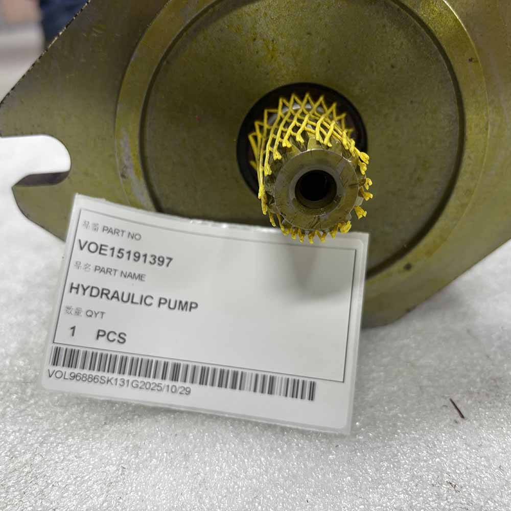 VOLVO HIGH-QUALITY EXCAVATOR PARTS MADE IN CHINA NEW A30F A25F VOE15191397 HYDRAULIC PUMP SPARKLING MACHINERY