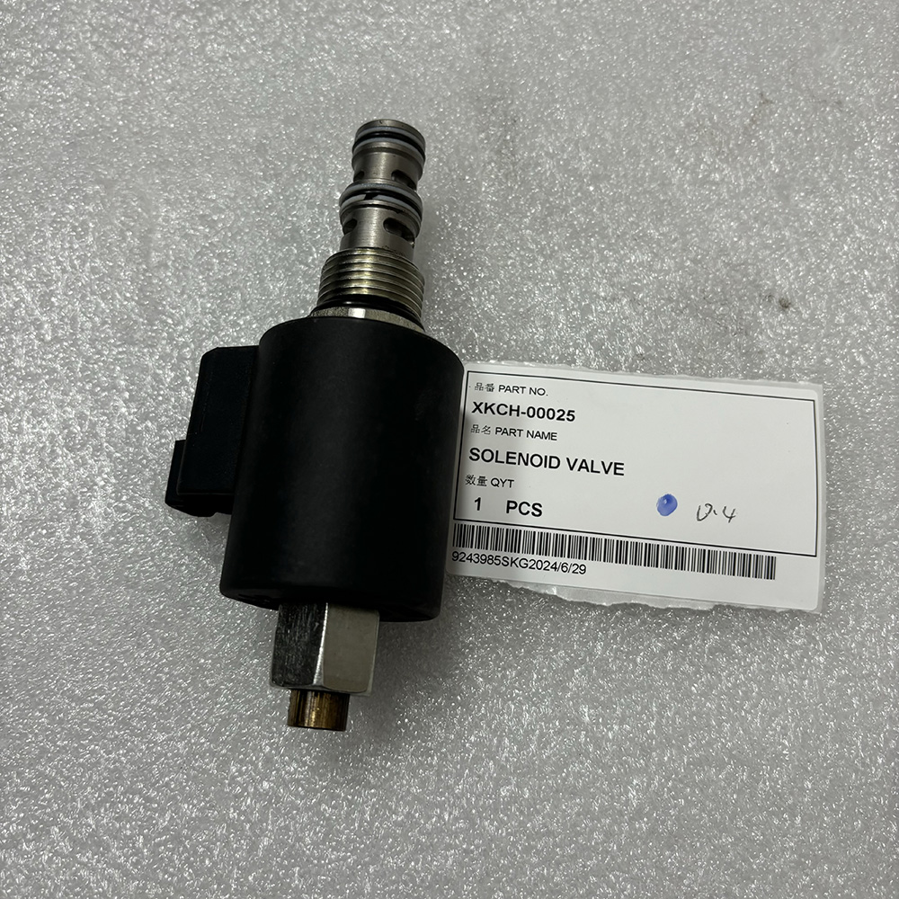 Hyundai XKCH-00025, XKCH-00022 solenoid valve, hydraulic valve Hyundai, R140LC-9 solenoid, R210LC-9 valve replacement, R250LC-9 excavator parts, R480LC-9 solenoid valve, Hyundai wheel excavator valve, OEM Hyundai hydraulic parts.