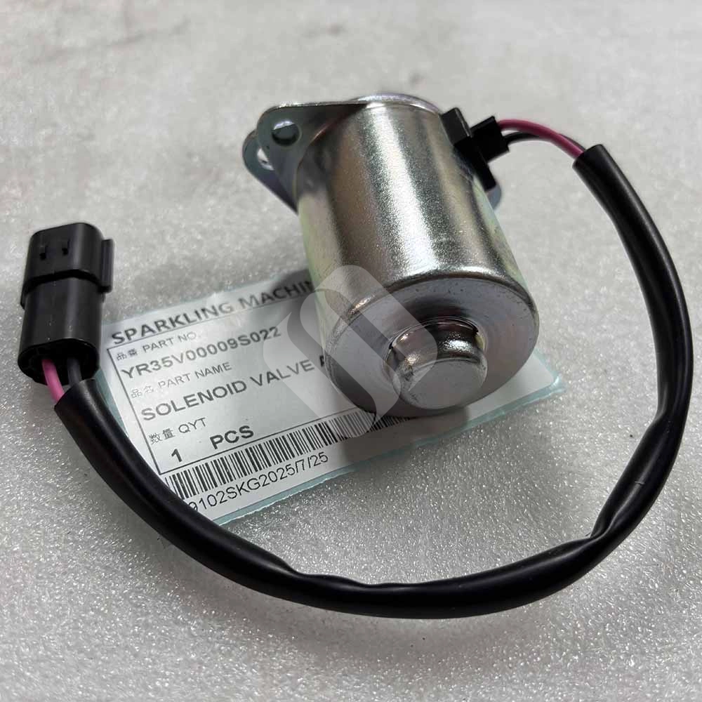 KOBELCO EXCAVATOR PARTS MADE IN CHINA NEW YR35V00009S022 SOLENOID VALVE ASSY SPARKLING MACHINERY KOBELCO EXCAVATOR PARTS MADE IN CHINA NEW YR35V00009S022 SOLENOID VALVE ASSY SPARKLING MACHINERY
